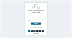 Desktop Screenshot of eba.bandalux.es