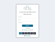 Tablet Screenshot of eba.bandalux.es